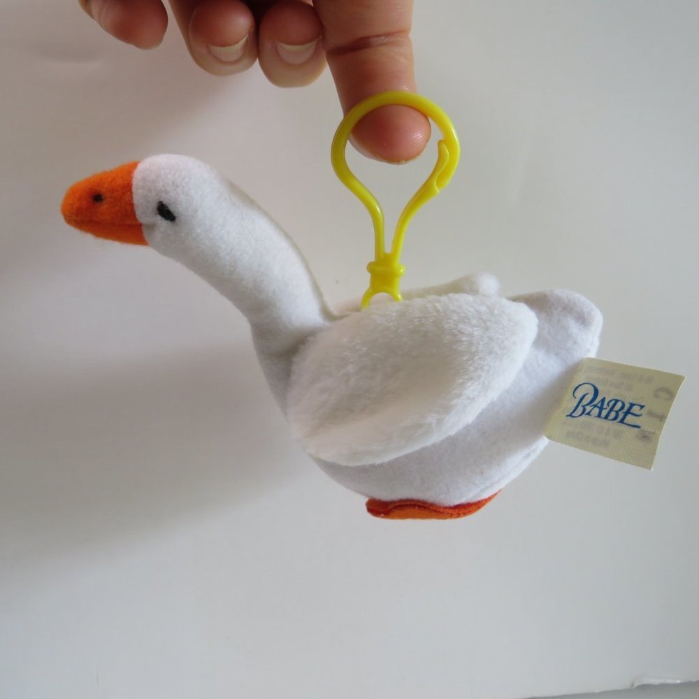 Duck Goose BACKPACK CLIP plush mini stuffed animal #3